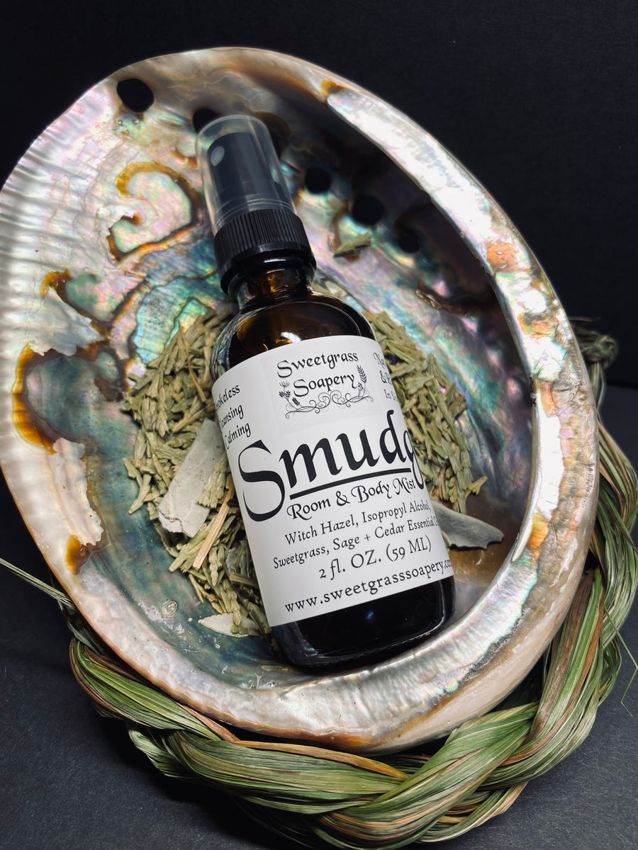 Smudge - Smokeless Incense Spray – Sweetgrass Soapery