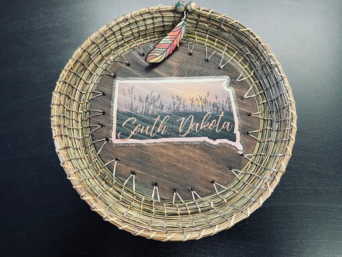 XL Handmade Woven Pine Needle Basket