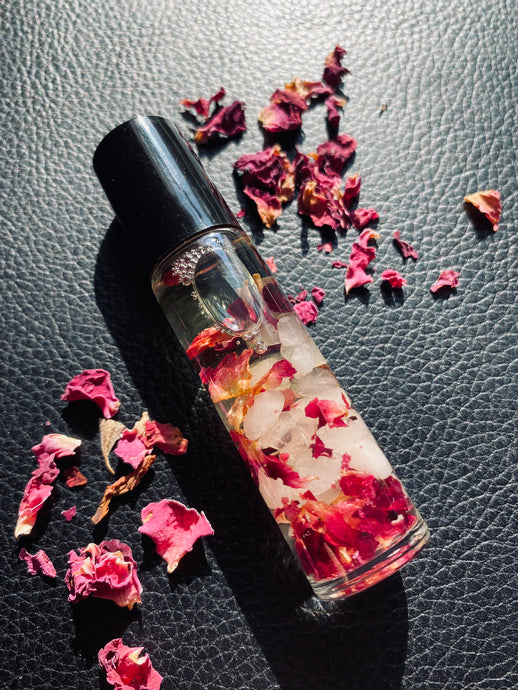 Rose Quartz Oil Roller