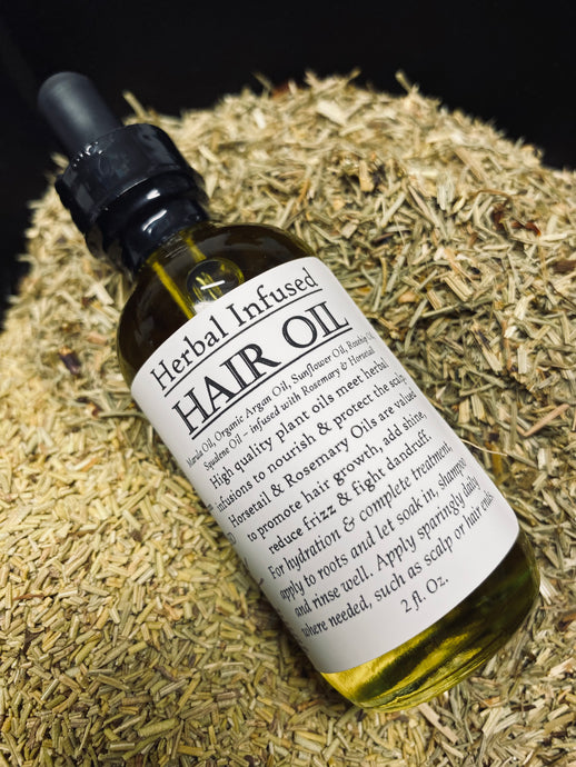 Natural - Unscented Herbal Hair Oil