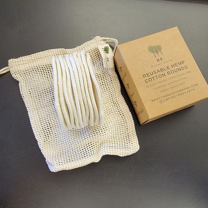 Reusable Hemp Cotton Rounds