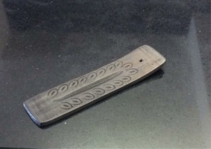 Short Wood Boat Incense Holder