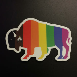 Pride Buffalo Sticker